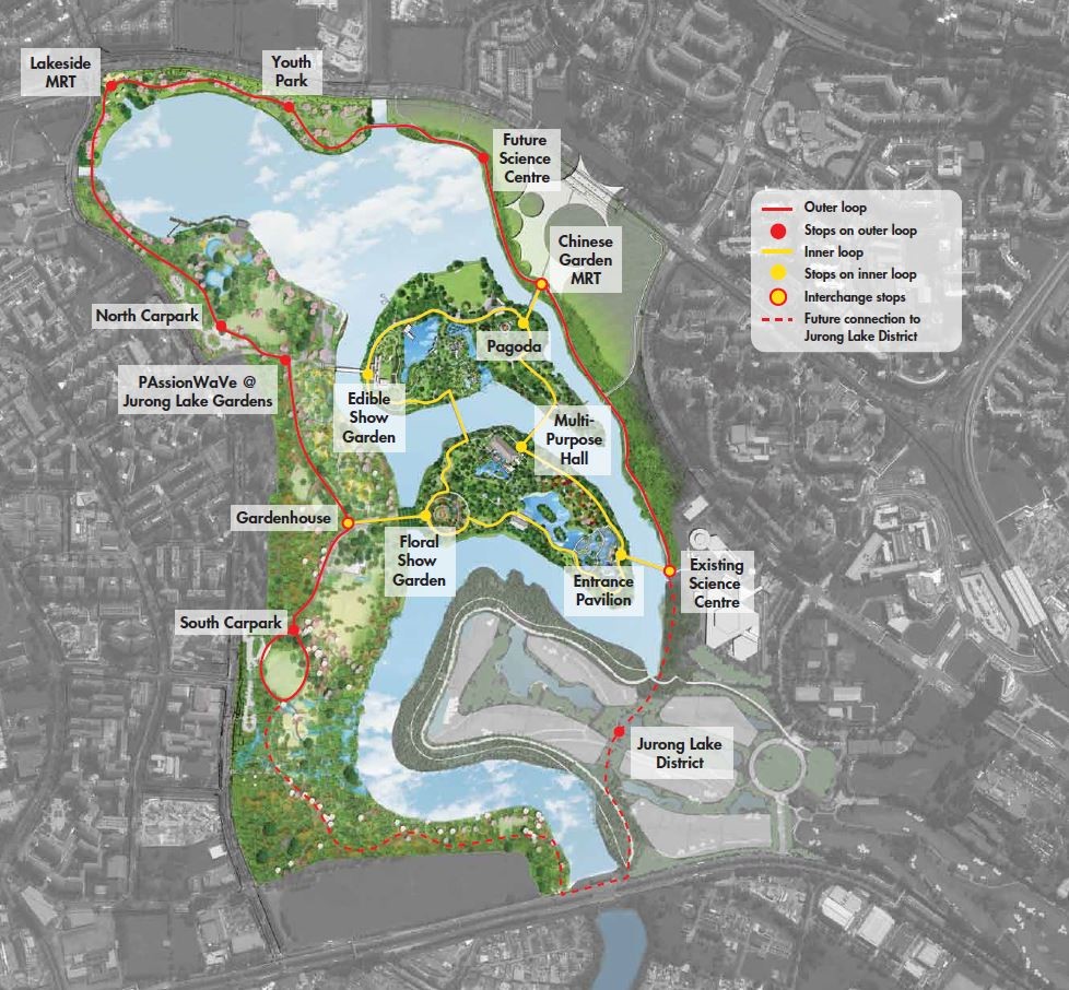 Suggestions and Feedback received for Jurong Lake Gardens (JLG) Central