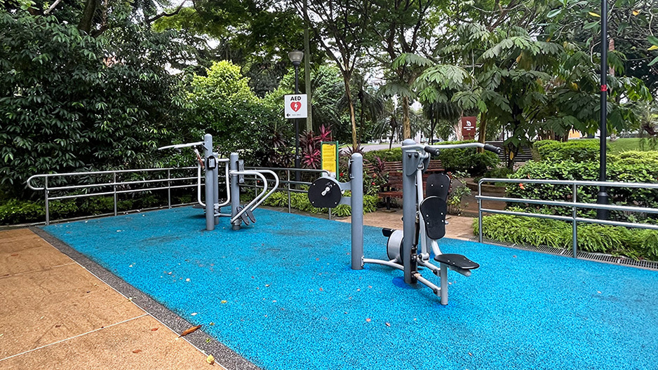 Therapeutic garden at Tiong Bahru Park