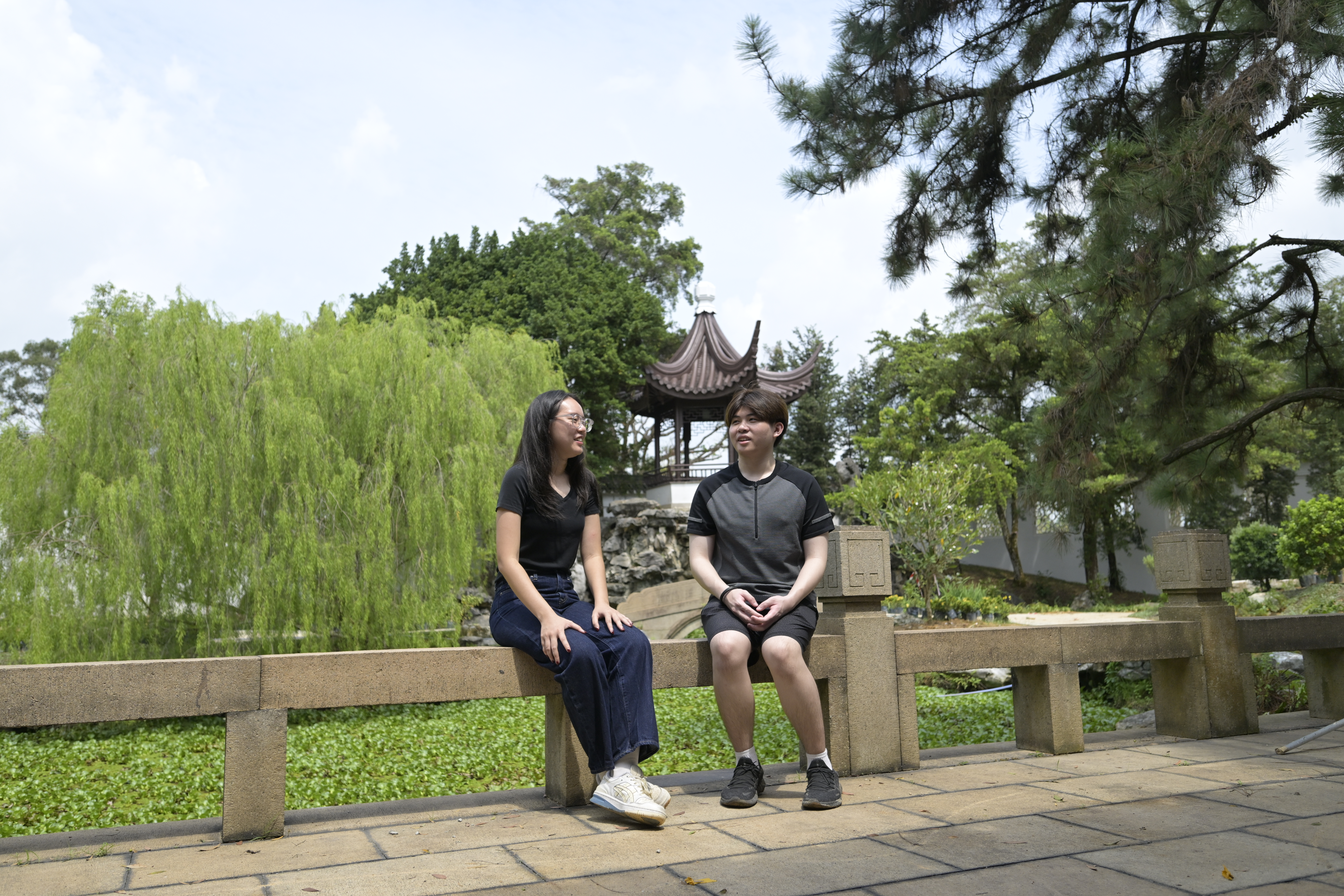 sunken garden